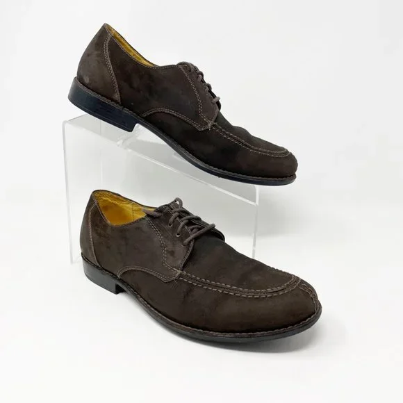 Sandro | Shoes | Sandro Mens Brown Leather Lace Up Casual  display picture 3